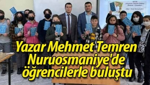 Yazar Mehmet Temren öğrencilerle buluştu