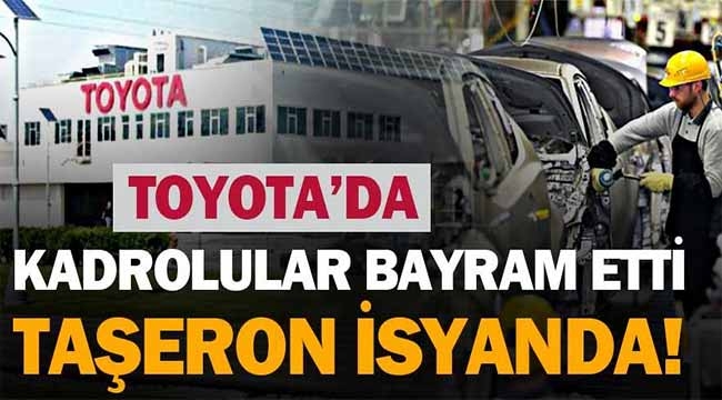 Yeni Türk CEO Toyota işçisine bayram ettirdi