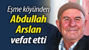 Abdullah Arslan vefat etti