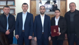 Genç hafıza başarı belgesi