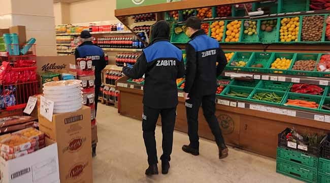 Geyve'de marketler denetlendi