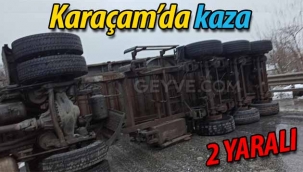 Geyve Karaçam'da TIR kazası: 2 yaralı