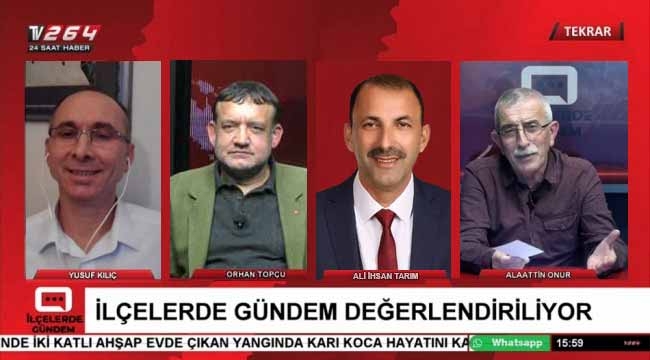 Geyve'nin gündemi TV264'te ele alınıyor