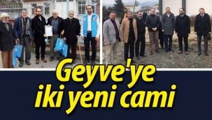 Geyve'ye iki yeni cami 
