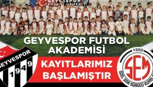 Geyvespor Futbol Akademisi açılıyor