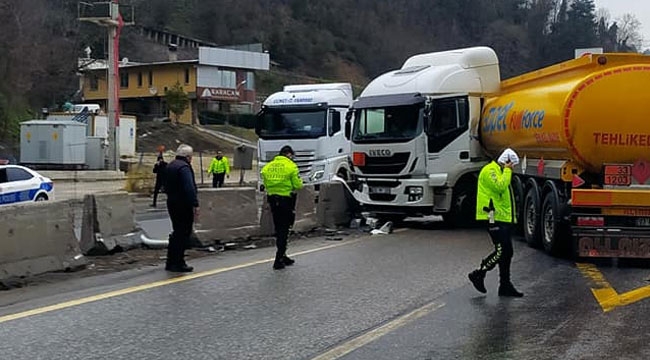 Karaçam'da kaza!