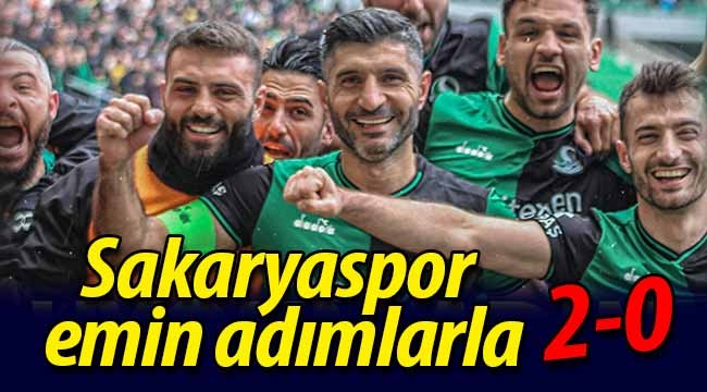 Sakaryaspor emin adımlarla: 2-0