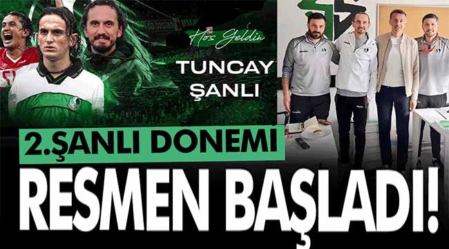 Sakaryaspor'un yeni hocası Tuncay Şanlı