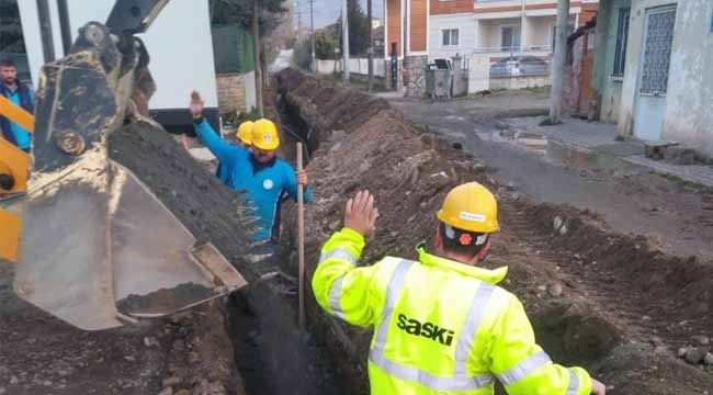 SASKİ, Geyve'nin içme suyu altyapısını yeniliyor