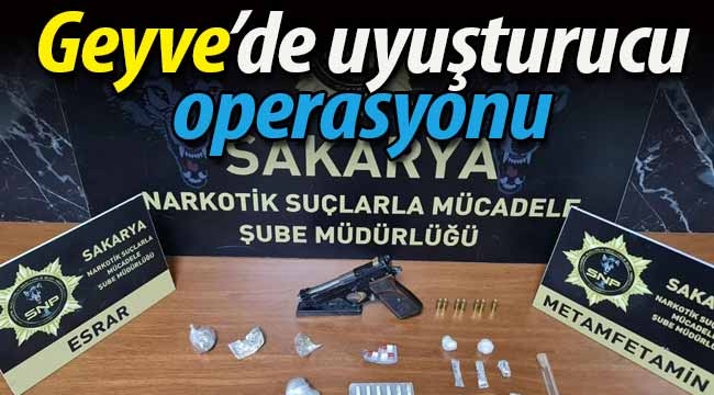 Geyve dahil, 3 ilçede uyuşurucu operasyonu