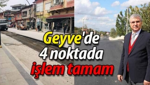 Geyve'de 4 noktada işlem tamam
