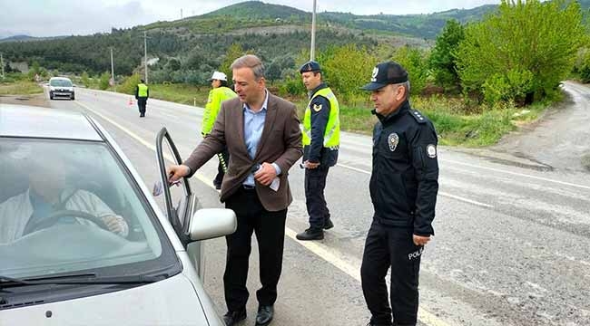 Geyve'de Emniyet Kemeri Kontrol Uygulaması