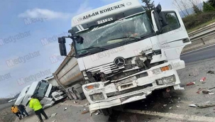 Geyve Karaçam'da feci kaza!