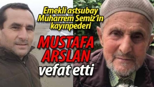 Mustafa Arslan vefat etti. 