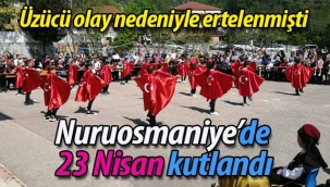 Nuruosmaniye'de ertelenen 23 Nisan kutlandı