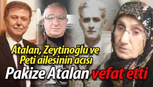 Pakize Atalan vefat etti