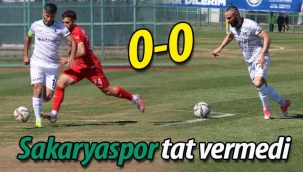 Sakaryaspor tat vermedi: 0-0