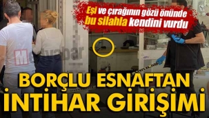 Borçlu esnafın intihar girişimi! 