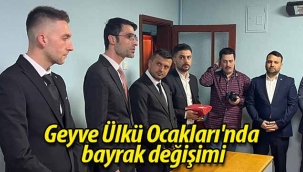 Geyve Ülkü Ocakları'nda bayrak değişimi