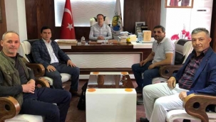 Karacaören derneğinden Başkan Kaya'ya ziyaret