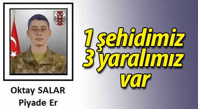 Sınıra havan saldırısı! 1 şehit, 3 yaralı