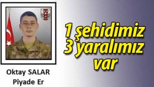 Sınıra havan saldırısı! 1 şehit, 3 yaralı