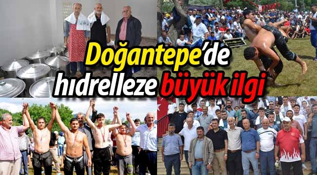 Doğantepe Hıdrellez Pilavı'na büyük ilgi