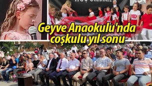 Geyve Anaokulu'nda coşkulu yıl sonu