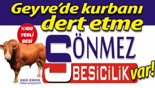 Geyve'de kurbanı dert etme Sönmez Besicilik var!