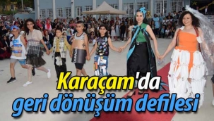 Karaçam'da geri dönüşüm defilesi