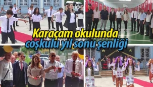 Karaçam okulunda coşkulu yıl sonu şenliği