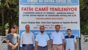 Fatih Camii yardımlarınızı bekliyor
