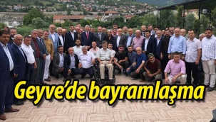 Geyve'de bayramlaşma