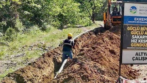 Geyve'nin o köyünde su iletim hattı yapılacak