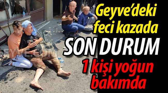 Kazada son durum; 1 kişi ağır yaralı