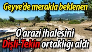 O araziyi "Dişli-Tekin" ortaklığı aldı