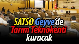 SATSO Geyve'de Tarım Teknokenti kuracak