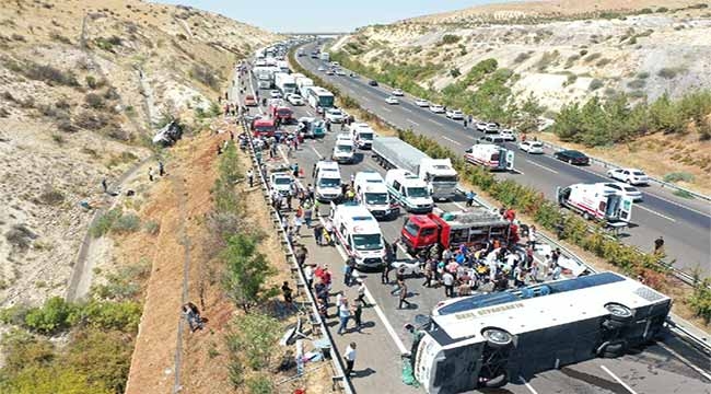 Gaziantep'te katliam gibi kaza: 16 Ölü