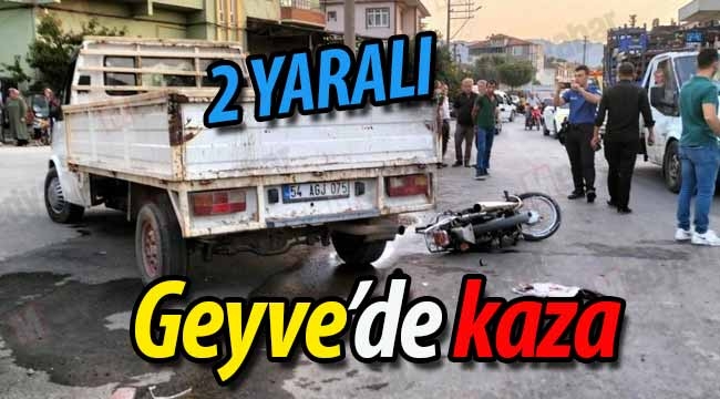 Geyve'de kaza: 2 yaralı