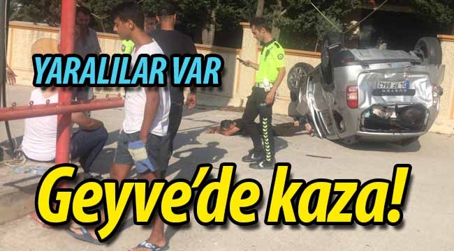 Geyve'de kaza! Çok sayıda yaralı var