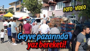 Geyve Pazarında yaz bereketi