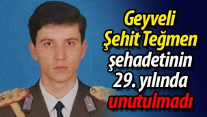 Geyveli Şehit Teğmen şehadetinin 29. yılında unutulmadı