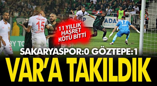 Sakaryaspor iyi başlamadı: 0-1