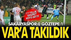 Sakaryaspor iyi başlamadı: 0-1