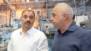 Vali Kaldırım'dan Geyve'nin su markasına ziyaret