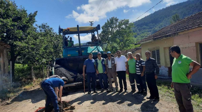 Yolu asfaltlanan Günhoşlar'dan teşekkür