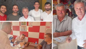 Zafer Partisi imza için Alifuatpaşa'daydı