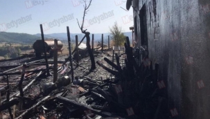 Çamlık'ta maddi hasarlı yangın