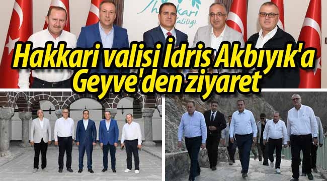 İdris Akbıyık'a Geyve'den ziyaret