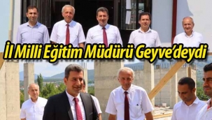 İl Milli Eğitim Müdürü Geyve'deydi